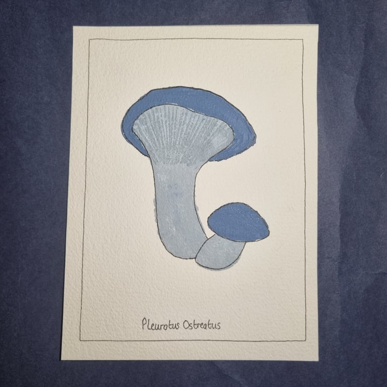 Mushroom Painting A5