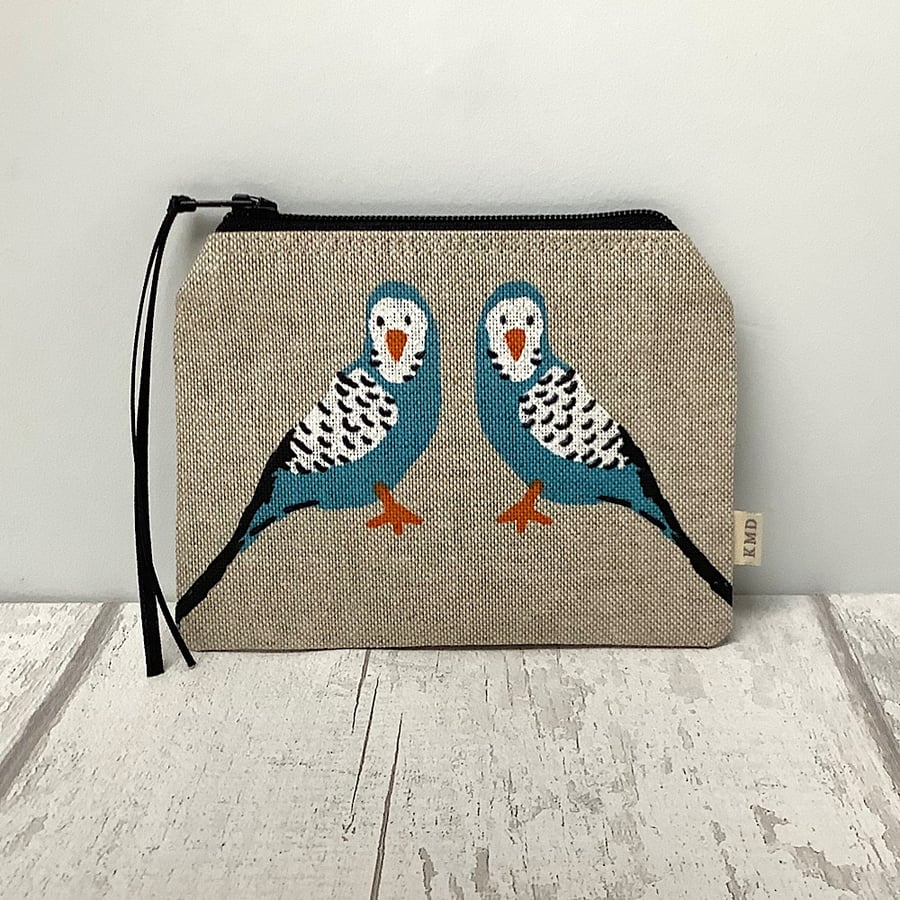 Budgerigar Coin Purse - Budgies