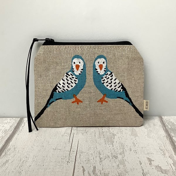 Budgerigar Coin Purse - Budgies