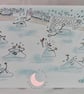 The Naughty Snowmen Play Football, Blank Card - Image 1