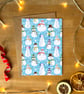 Cheerful Snowmen Gift Wrap & Tag (Matching Card) - Image 7