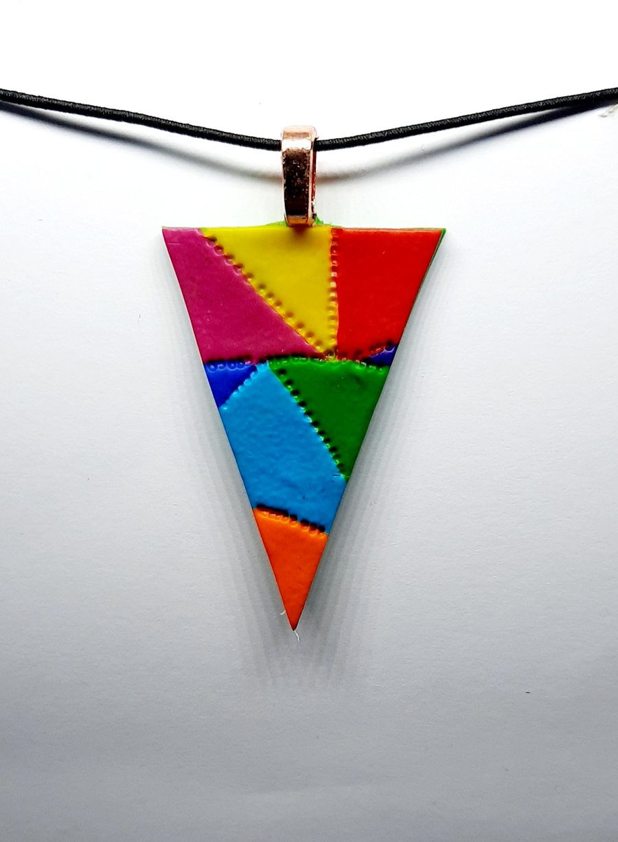 Patchwork pendant 