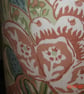 Handmade linen covered lampshade, Bloomsbury-look  - Image 2