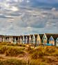Beach Huts Hengistbury Head Dorset Coast Photograph Print