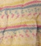Hand knitted girls stripy jumper 2 - 3 years 24 inch chest children's knitwear  - Image 3
