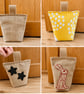 Handmade Jute Door Stop, Rustic Doorstop with Handle, Natural Fabric Door Stop,  - Image 5