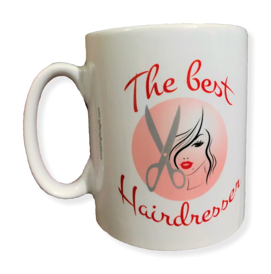 "The Best Hairdresser" Mug. Mugs for Hairdressers for Christmas
