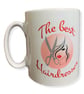 "The Best Hairdresser" Mug. Mugs for Hairdressers for Christmas - Image 1