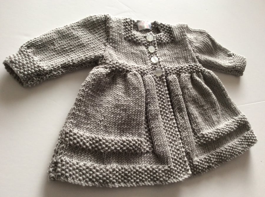  Babies matinee coat hand knitted