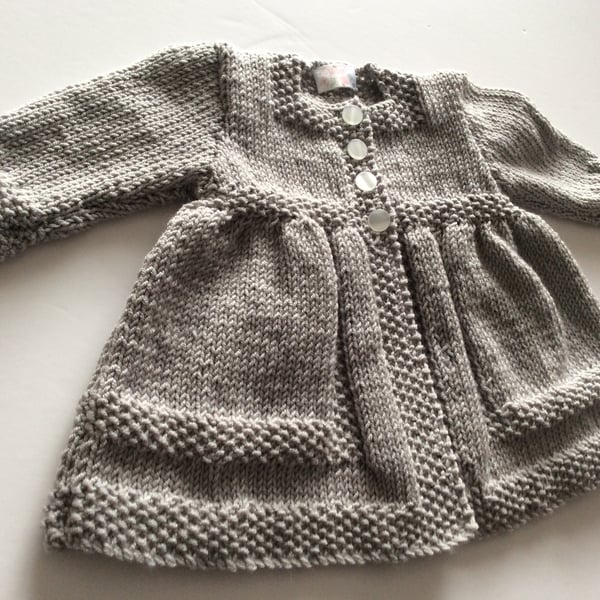  Babies matinee coat hand knitted