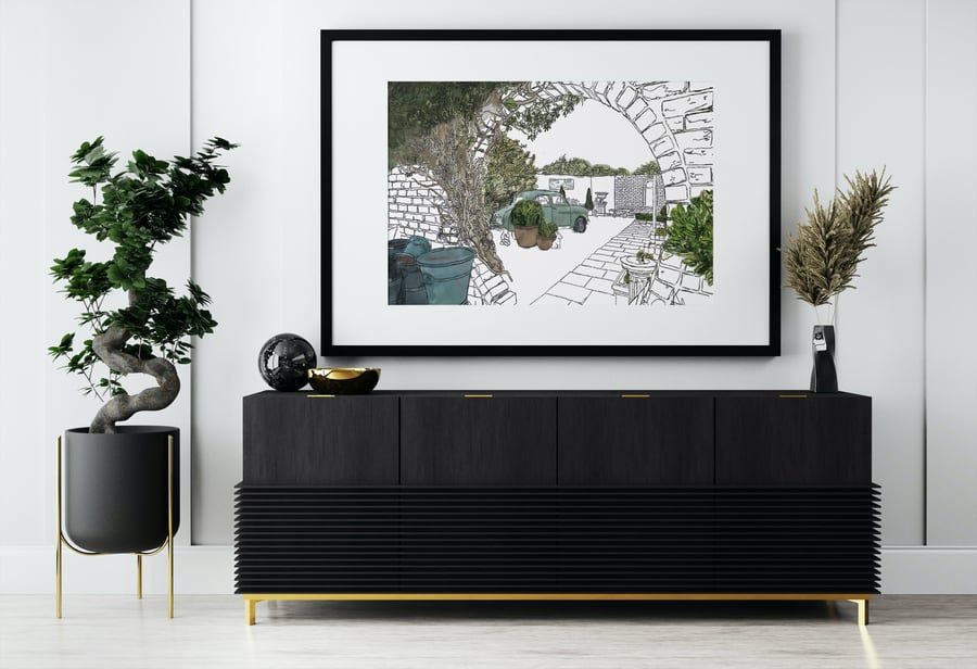 Log wood Fine Art Print 