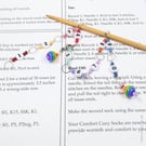 Row Counter Chain - Rainbow Jewel 1-0 numbers