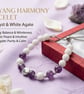 Yin Yang Harmony Bracelet: Where Deep Twilight Meets Morning Mist
