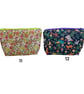 Liberty fabric cosmetics pouch ,small floral washbag, waterproof zip travel bag - Image 6