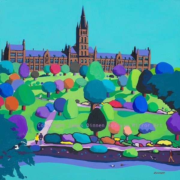  Glasgow University Print (free uk postage)