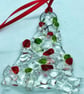 Handmade fused glass hanging decoration - Image 2