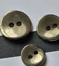 12.5mm 20L Antique Silver saddle back Buttons medium weight - Image 6