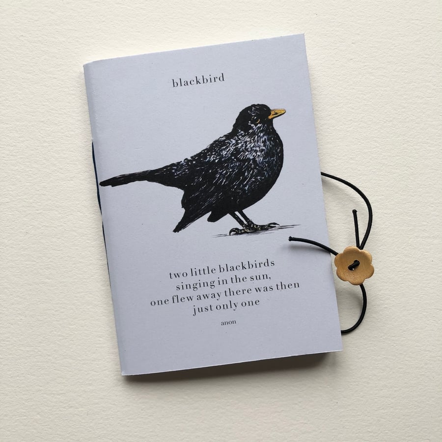 Notebook. Pocket sized. Blackbird.