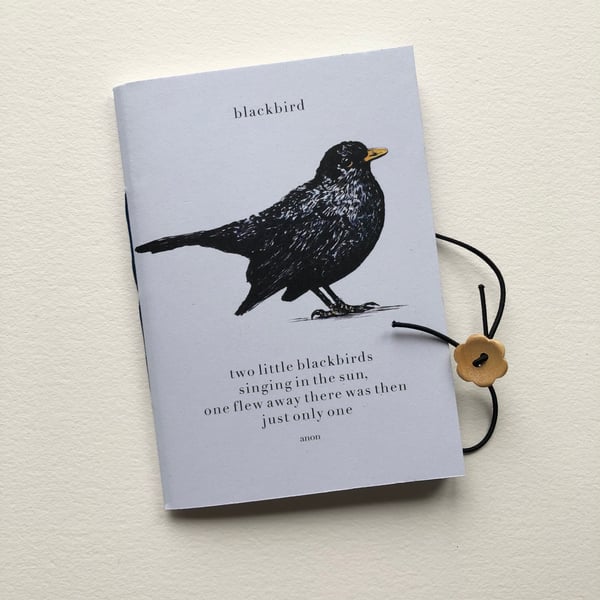 Notebook. Pocket sized. Blackbird.
