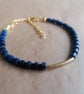 Lapis and Navy, Savanna evenings bracelet. 