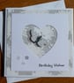 Birthday Card - Butterfly In Heart Aperture