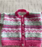 Fair Isle cardigan for a baby - Image 3