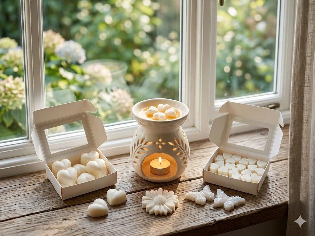 Snow Pixie-Lush Snow Fairy Inspired Scent Heart Wax Melts, Vegan, UK Handmade