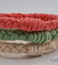 Catkins - Handmade Recycled Cotton Yarn Bracelet - Small - Limited Edition - Image 3