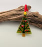 Robins Christmas Tree Decoration with Yellow Star - Image 3