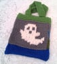 Halloween Trick or Treat Swag Bags, Child's Knitted Bag, Child's Bag, Halloween - Image 2