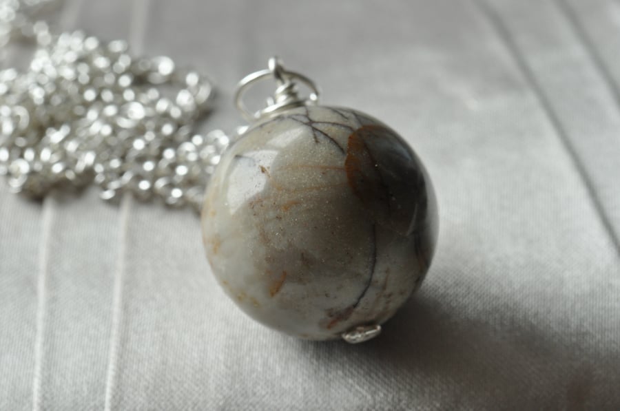 SALE True Friends Impression Picasso Jasper Necklace