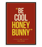 Pulp Fiction Quote Poster Print - Retro Typography Wall Art