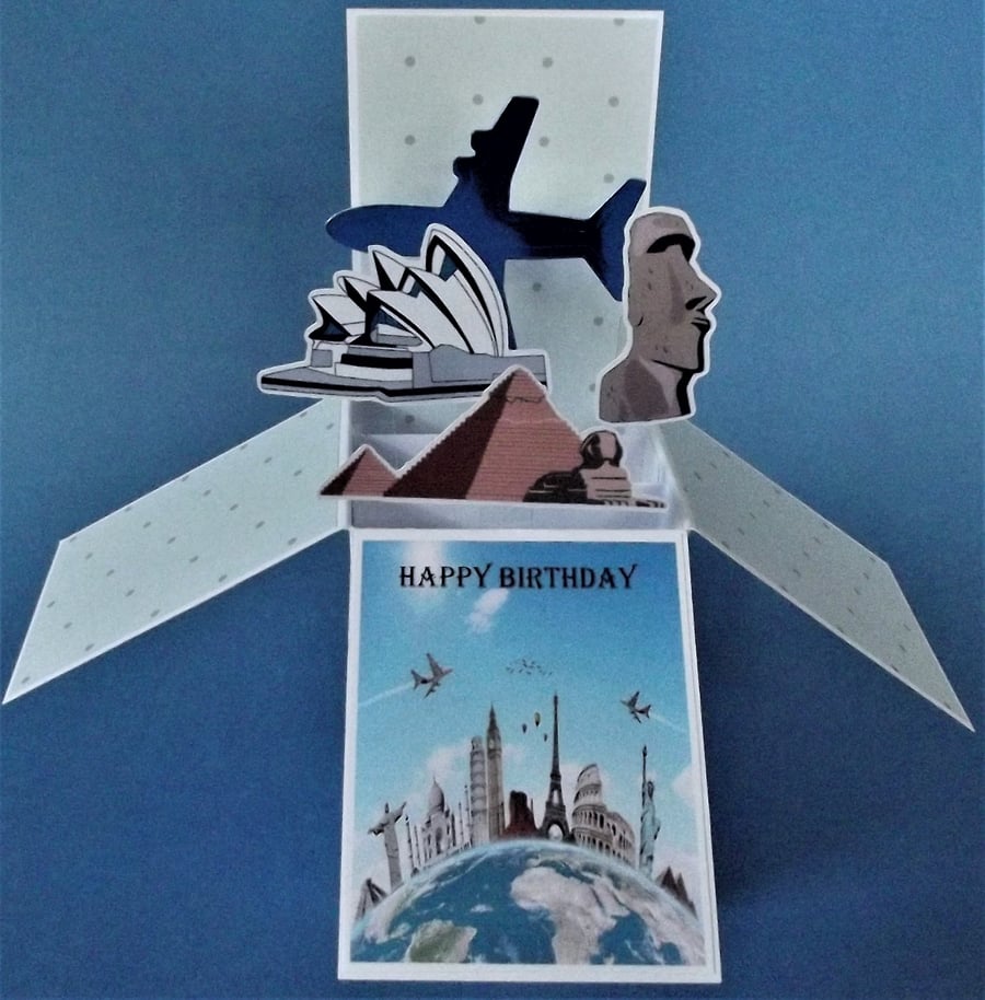 Travel Birthday Card 