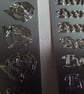 Wedding. Evening Invitation stickers. Make your own wedding stationery.  - Image 3