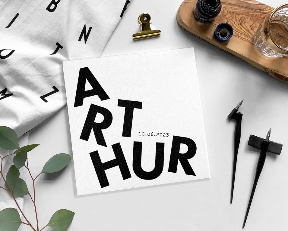 Personalised New Baby card