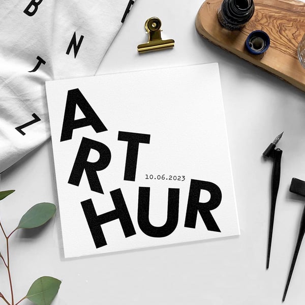 Personalised New Baby card