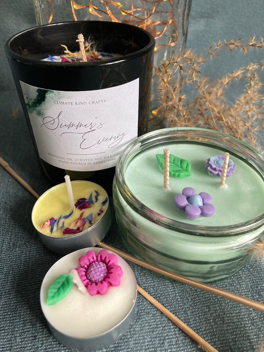 Luxury soy candle box gift set, ideal for birthday, Father’s Day, Anniversary