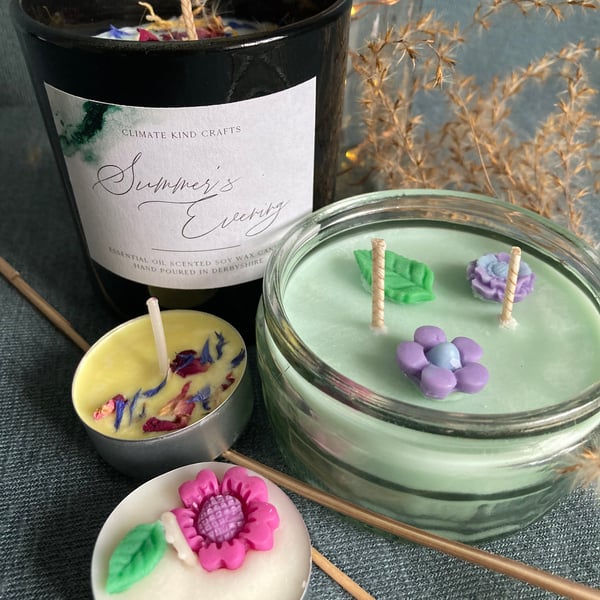 Luxury soy candle box gift set, ideal for birthday, Father’s Day, Anniversary