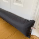 Door draft stopper UK, custom length draught excluder heavy door sausage