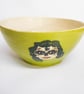 Bowl, Day of the Dead 4 heads Durable Stoneware Ceramic. - Image 6