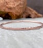 Handmade Copper Red Rock Bangle - Image 2