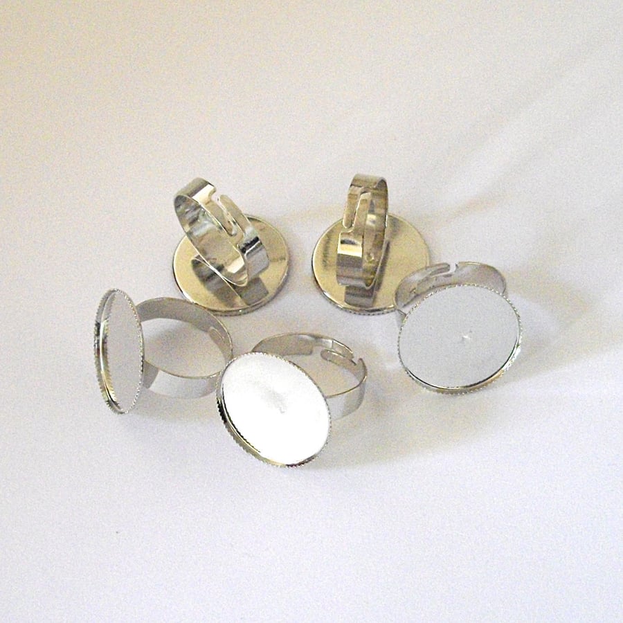 5 x Adjustable Ring Bases Folksy