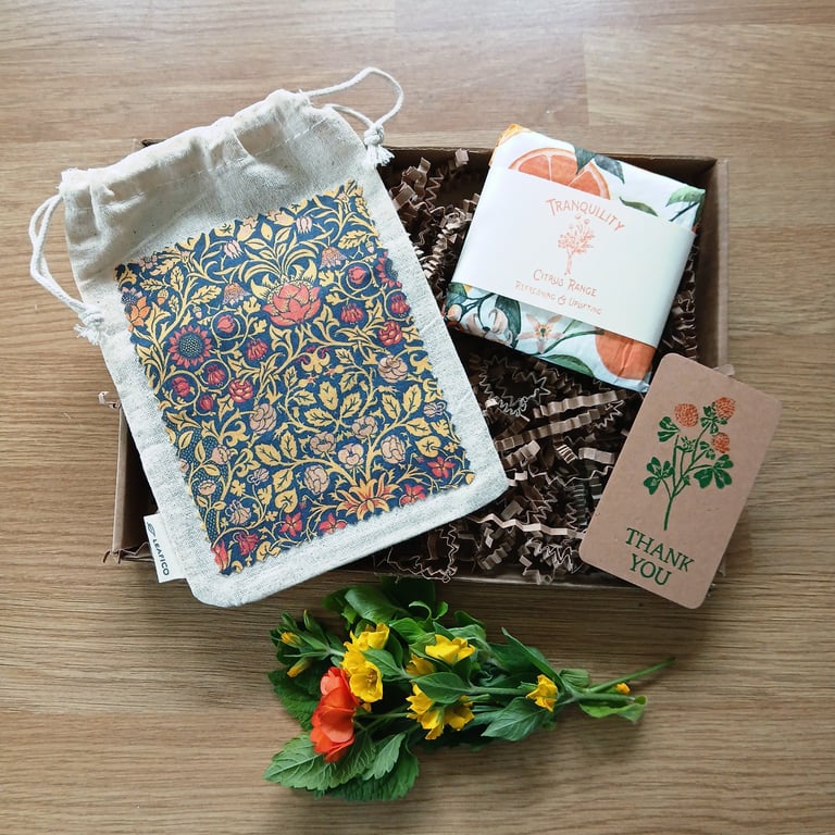 Italian Garden Thank You Gift Box Citrus and Herb Aromatherapy Wax Melts