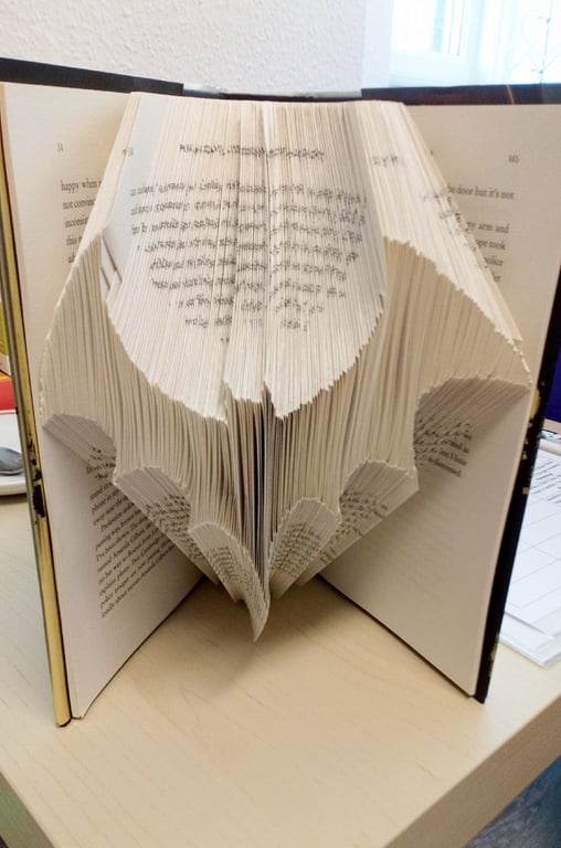 Bat, MMF Halloween Book Folding Pattern - EMAILED PDF PATTERN