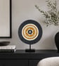 "Inyanga 1" - Yellow & Grey Shell Macrame Wall, Shelf & Console Table Decor - Image 8