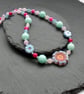 Spring Colours Necklace With Semi Precious Gemstones Sterling Silver - Image 2