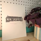 Gloucester Road School Lino Print