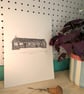 Gloucester Road School Lino Print
