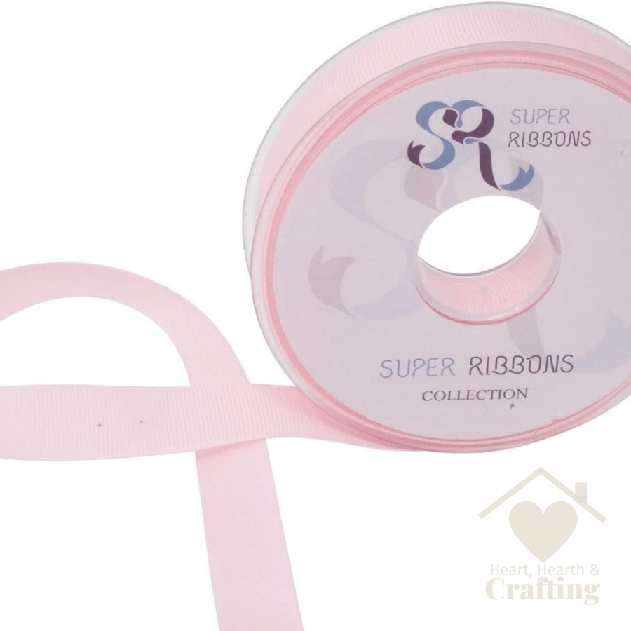 Value Grosgrain Ribbon 25mm - Light Pink