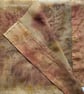Fine wool eco printed maroon leaves scarf - Image 4